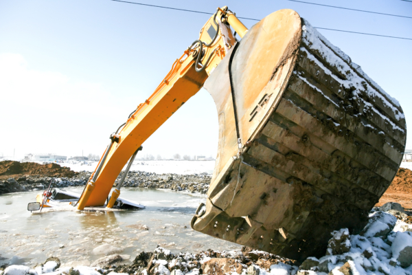 Heavy construction equipment